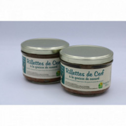 Rillettes de cerf à la graisse de canard