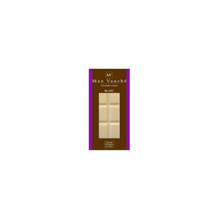 Tablette chocolat blanc