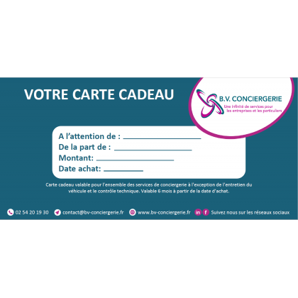 Carte cadeau