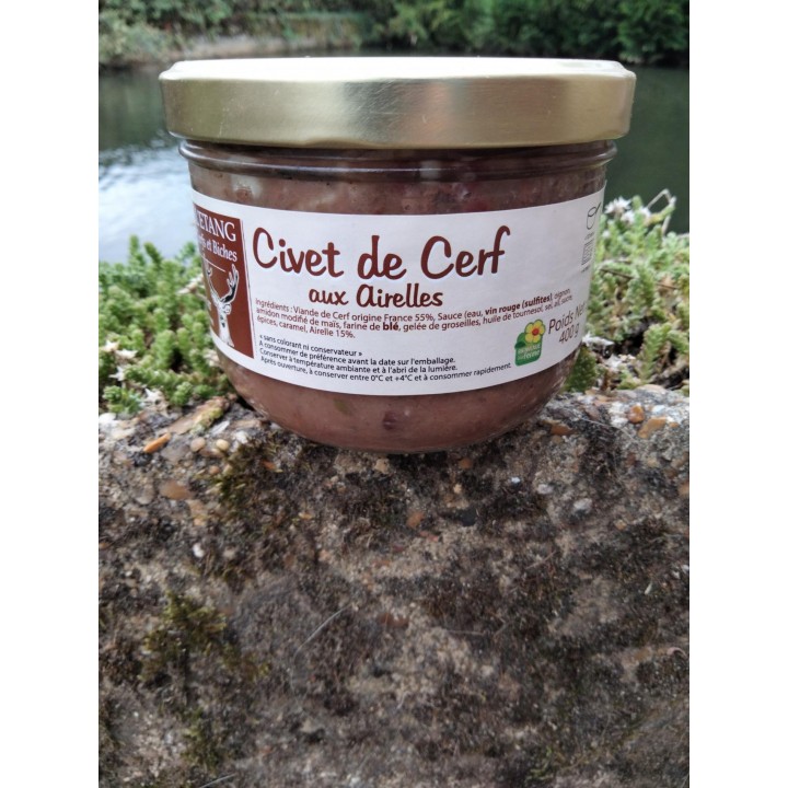 Civet de cerf aux airelles